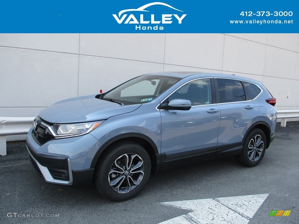 2020 CR-V EX AWD - Sonic Gray Pearl / Black photo #1