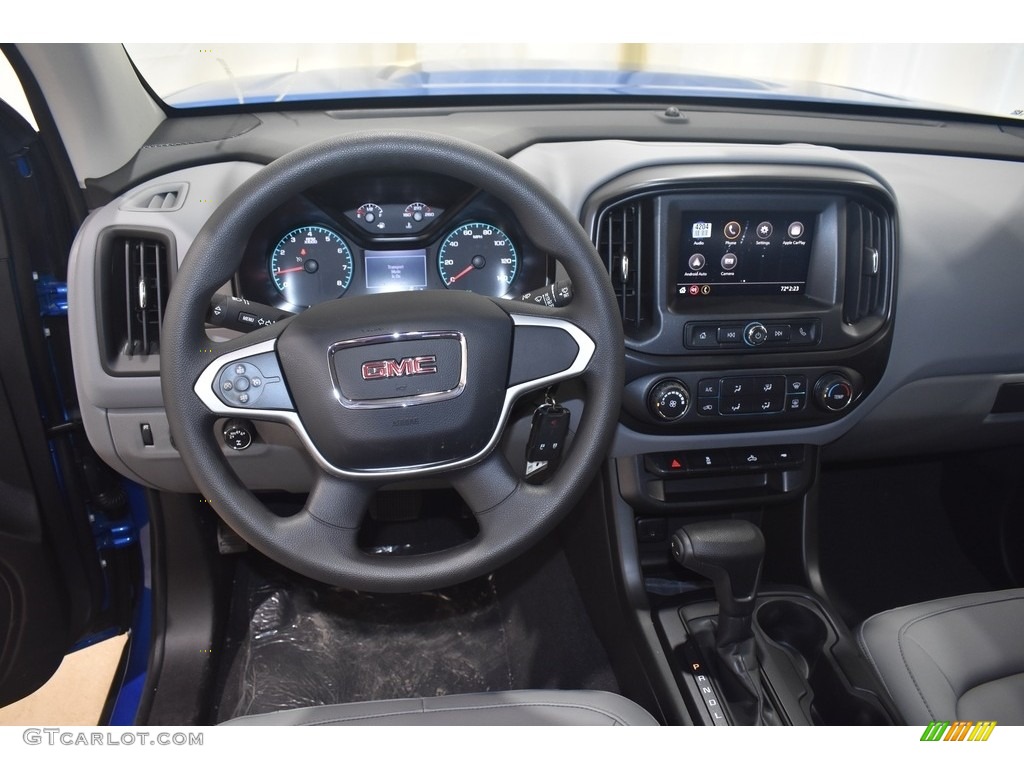 2021 Canyon Elevation Extended Cab 4x4 - Dynamic Blue Metallic / Jet Black/Dark Ash photo #8