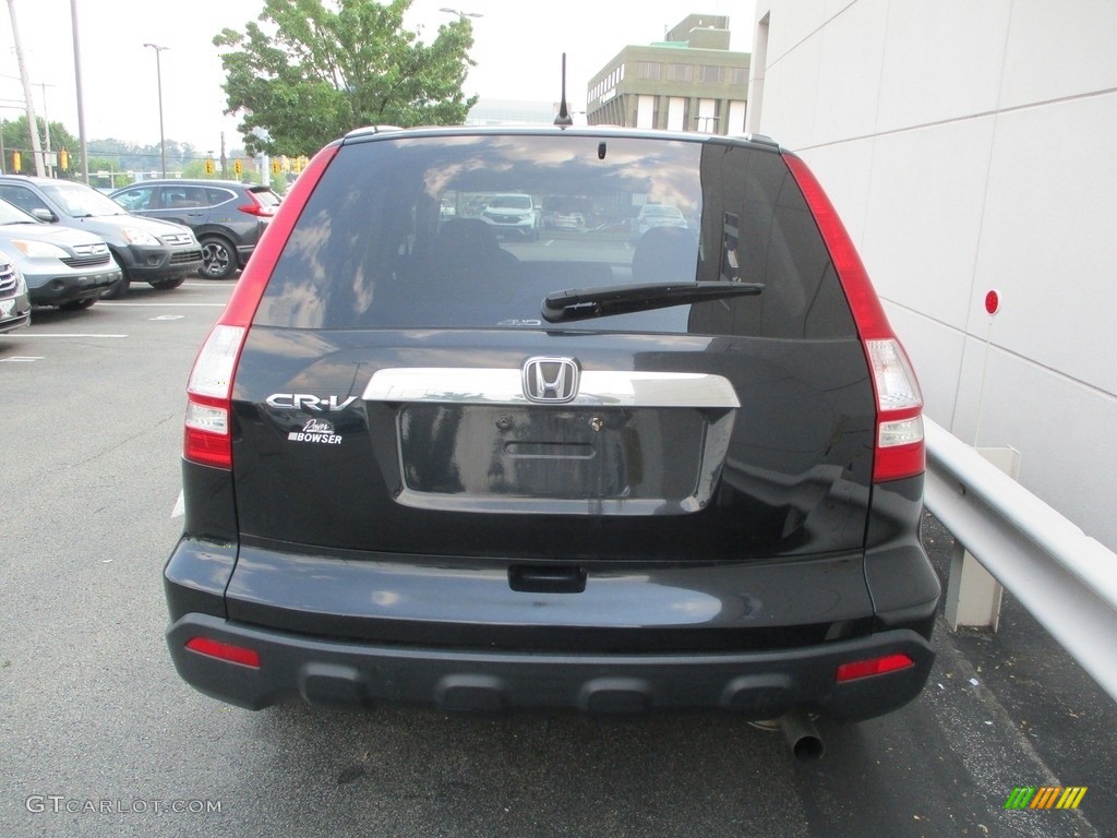 2008 CR-V EX 4WD - Nighthawk Black Pearl / Black photo #4