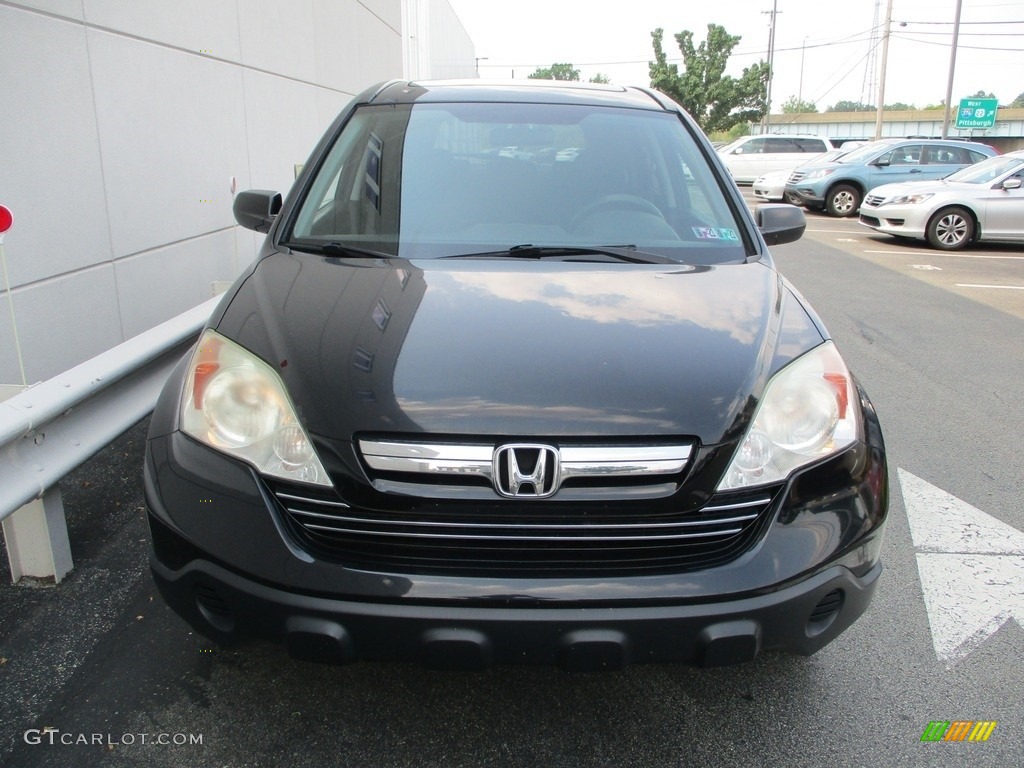 2008 CR-V EX 4WD - Nighthawk Black Pearl / Black photo #7