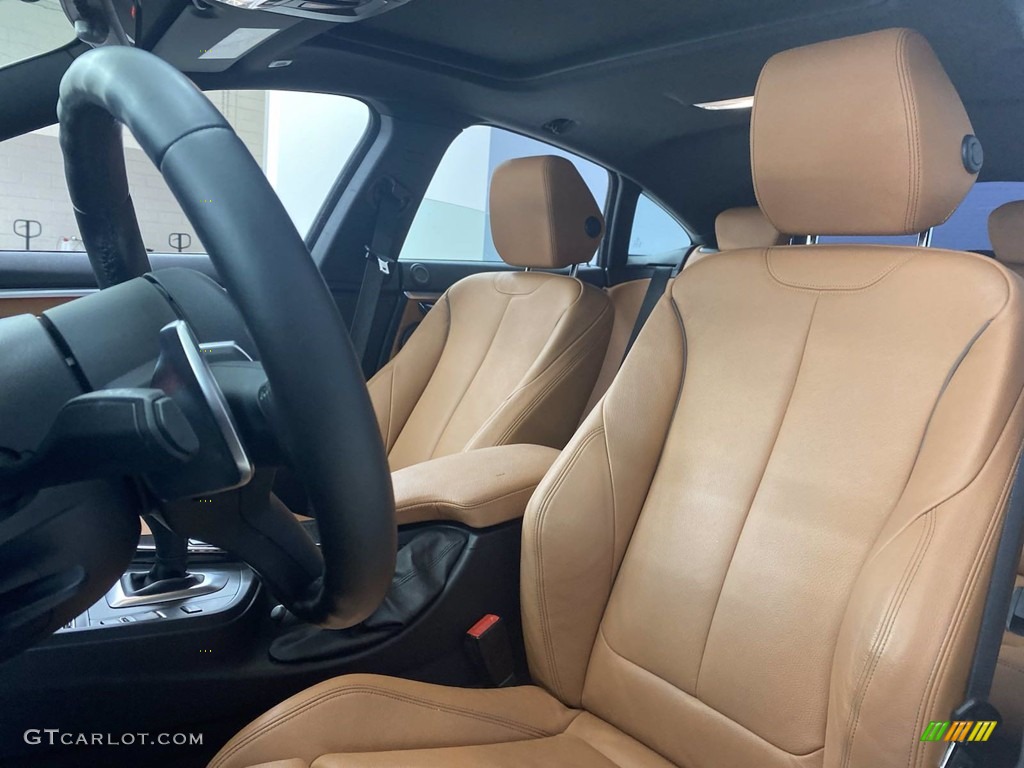 2018 4 Series 440i Gran Coupe - Carbon Black Metallic / Cognac photo #17