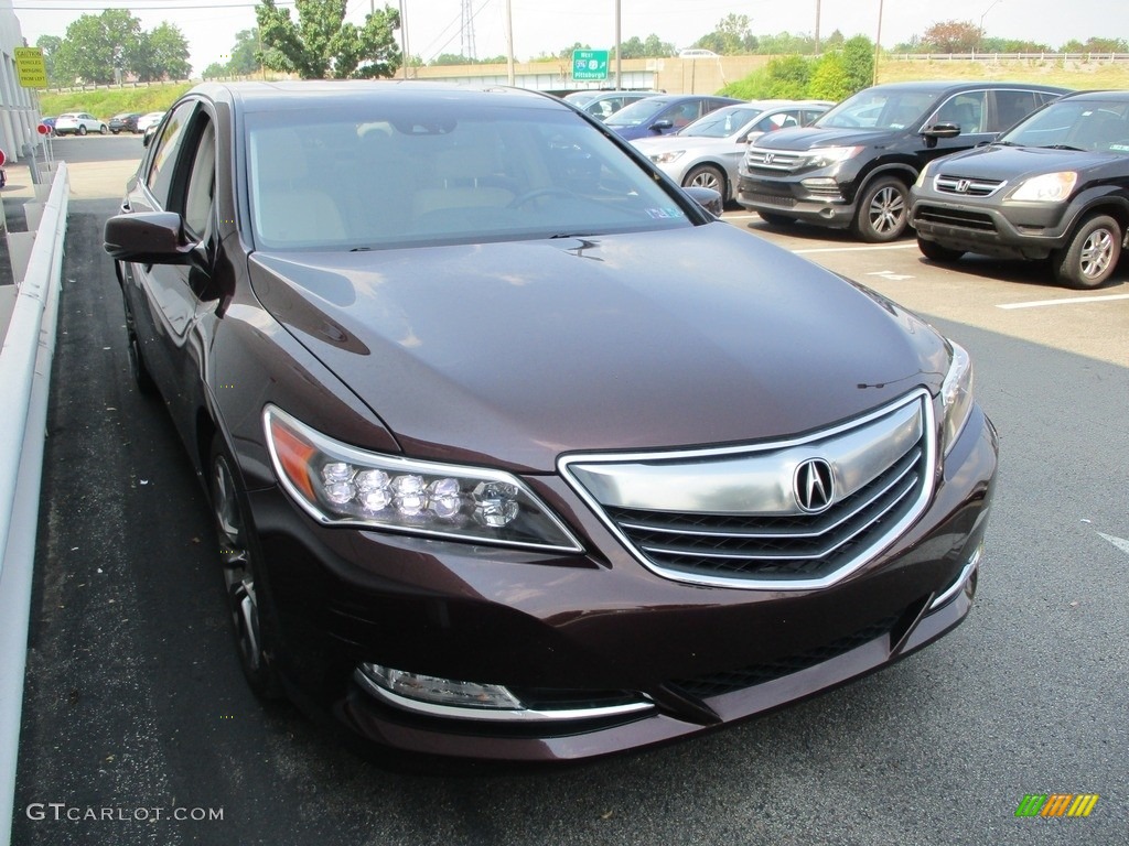 Pomegranate Pearl 2016 Acura RLX Technology Exterior Photo #142400355