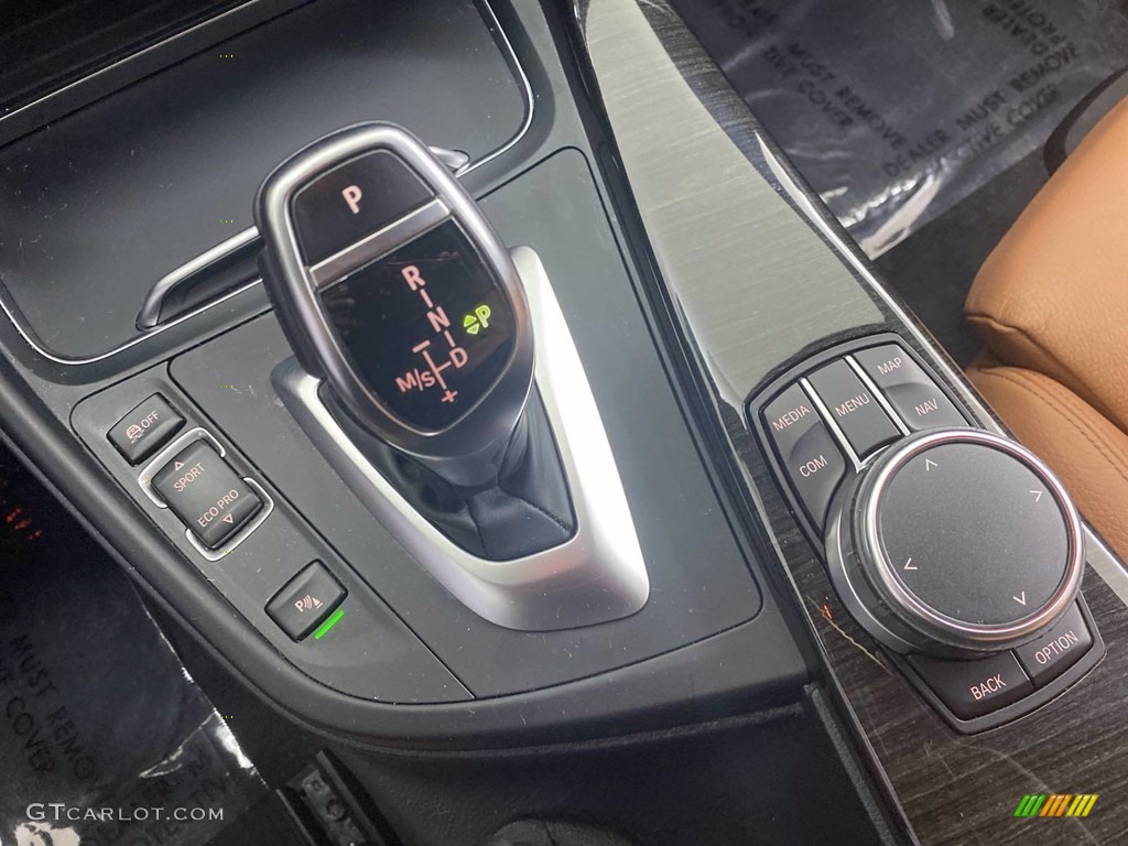 2018 4 Series 440i Gran Coupe - Carbon Black Metallic / Cognac photo #27