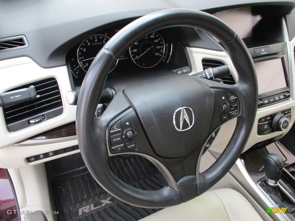2016 Acura RLX Technology Seacoast Steering Wheel Photo #142400523