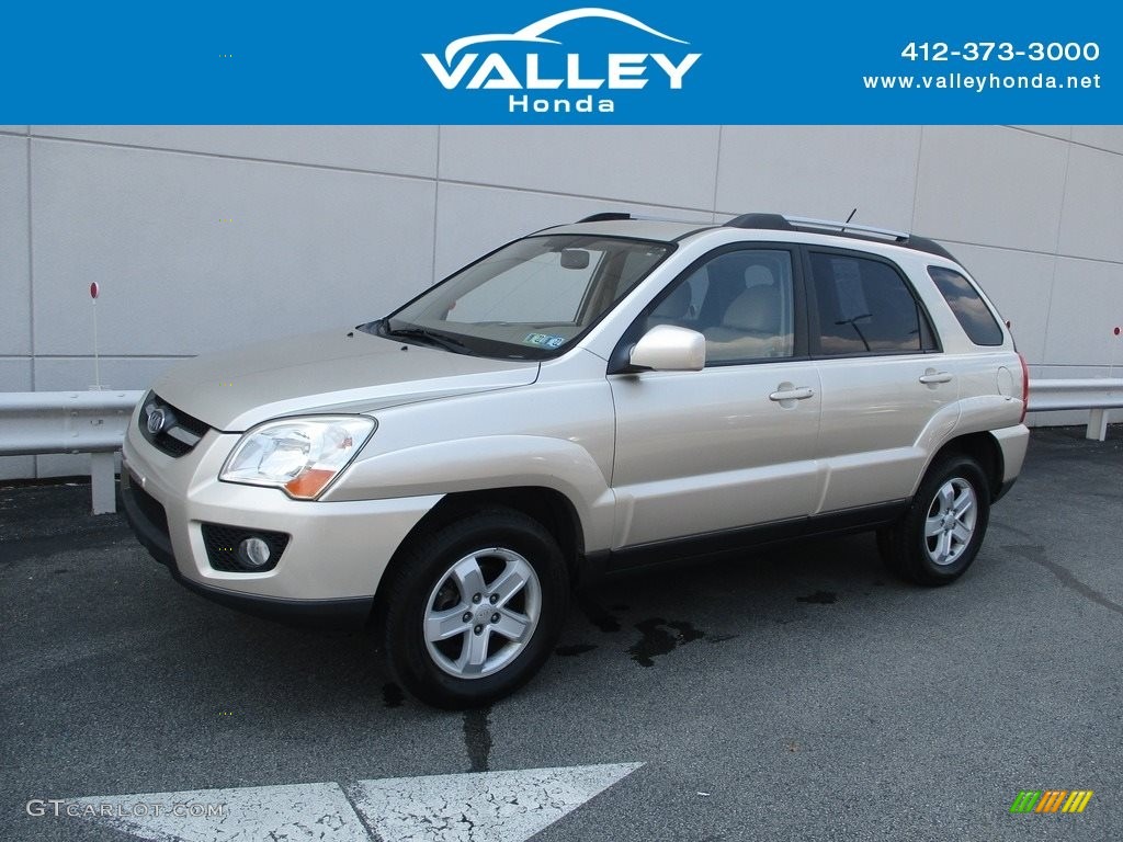 2009 Sportage EX V6 - Gold Leaf / Beige photo #1