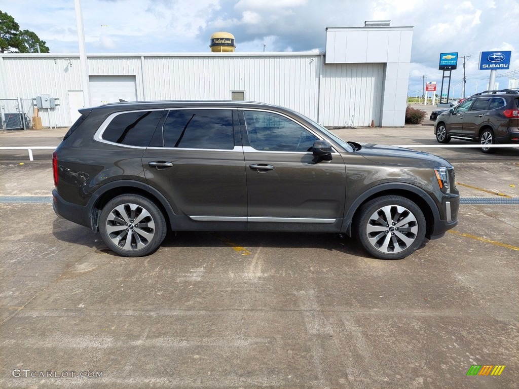 Dark Moss 2020 Kia Telluride S Exterior Photo #142402311