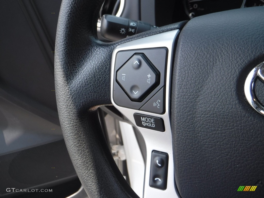2019 Toyota Tundra TRD Pro CrewMax 4x4 TRD Pro Black w/Red Accent Steering Wheel Photo #142402578