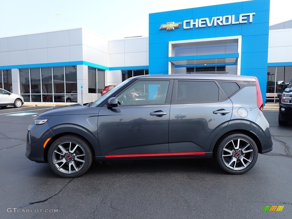 Gravity Gray 2020 Kia Soul GT-Line Exterior Photo #142402611