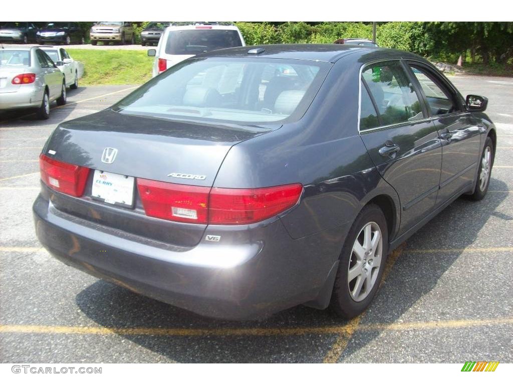 2005 Accord EX-L V6 Sedan - Graphite Pearl / Gray photo #22