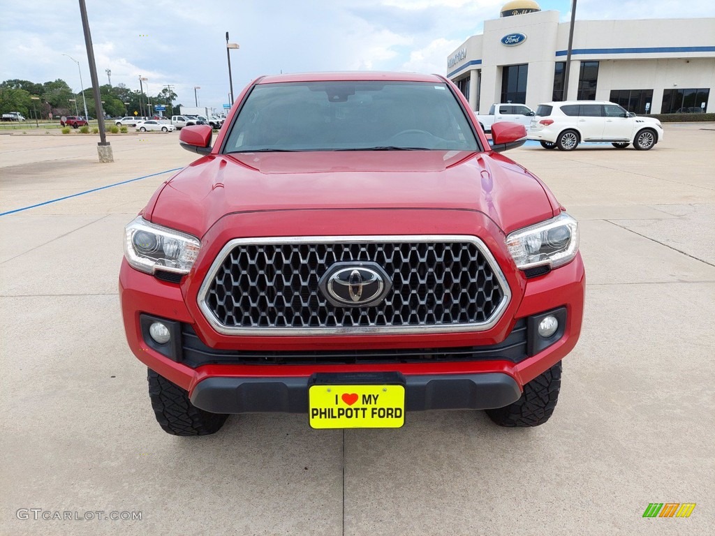 2019 Tacoma TRD Off-Road Double Cab 4x4 - Barcelona Red Metallic / Black photo #2