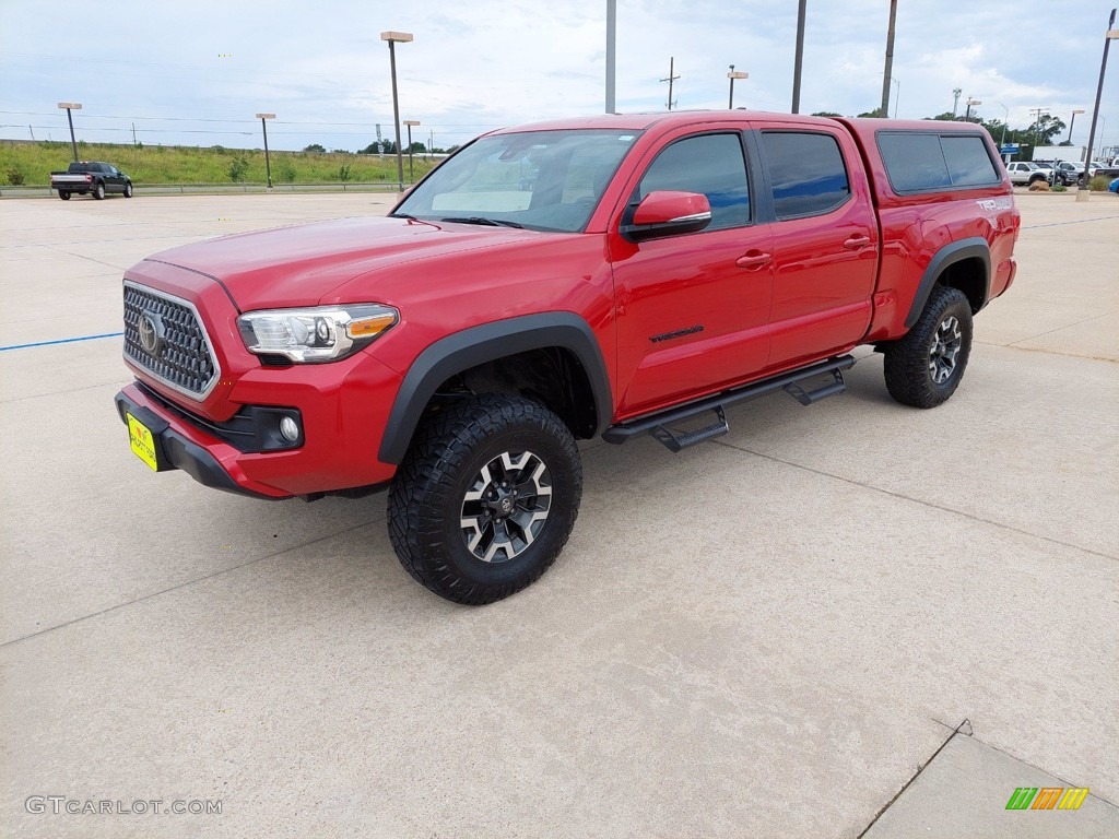 2019 Tacoma TRD Off-Road Double Cab 4x4 - Barcelona Red Metallic / Black photo #3
