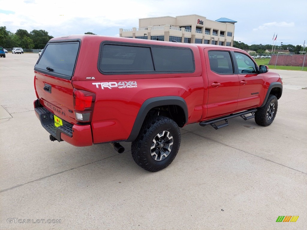 2019 Tacoma TRD Off-Road Double Cab 4x4 - Barcelona Red Metallic / Black photo #7