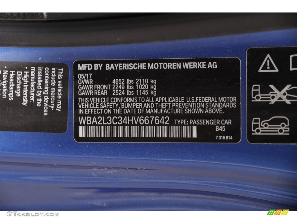 2017 2 Series M240i xDrive Convertible - Estoril Blue Metallic / Oyster photo #24
