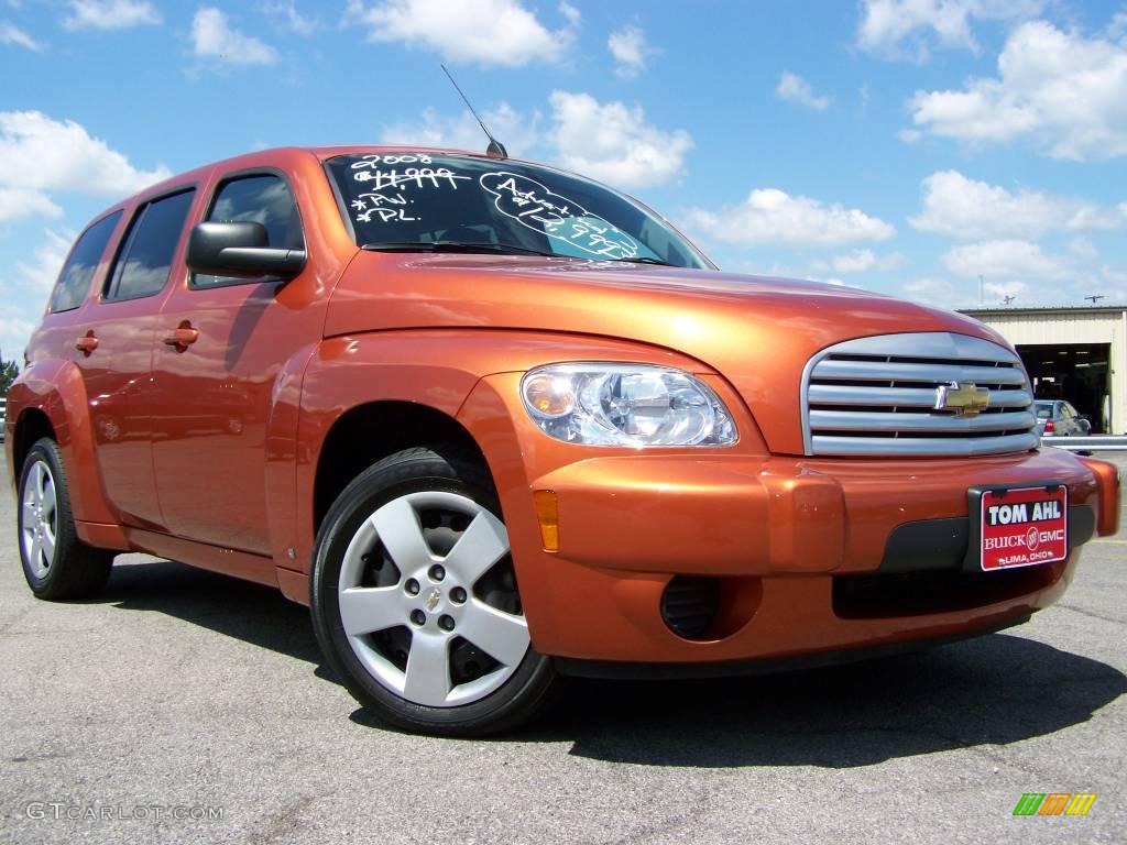 2008 HHR LS - Sunburst Orange II Metallic / Ebony Black photo #1