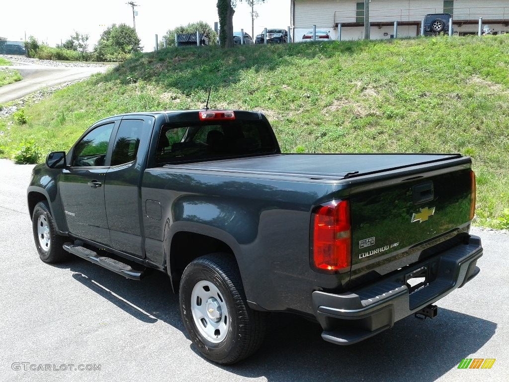 2018 Colorado WT Extended Cab - Graphite Metallic / Jet Black/Dark Ash photo #10