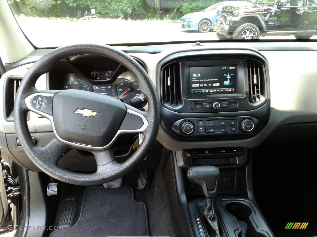 2018 Chevrolet Colorado WT Extended Cab Jet Black/Dark Ash Dashboard Photo #142405527