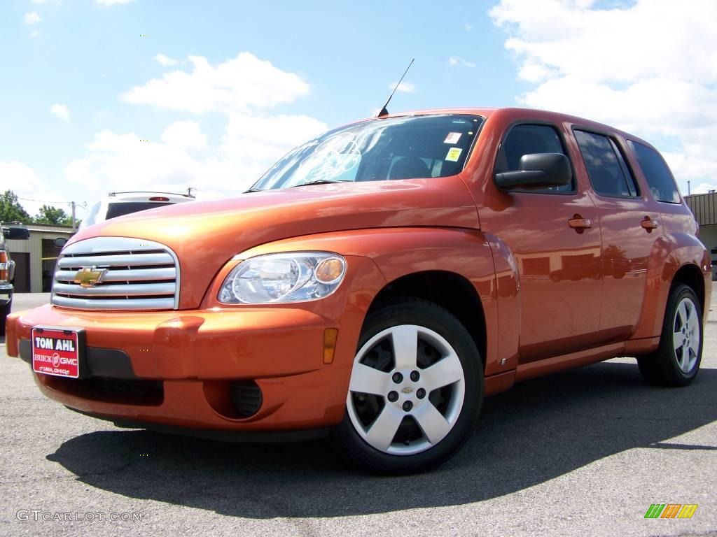 2008 HHR LS - Sunburst Orange II Metallic / Ebony Black photo #4