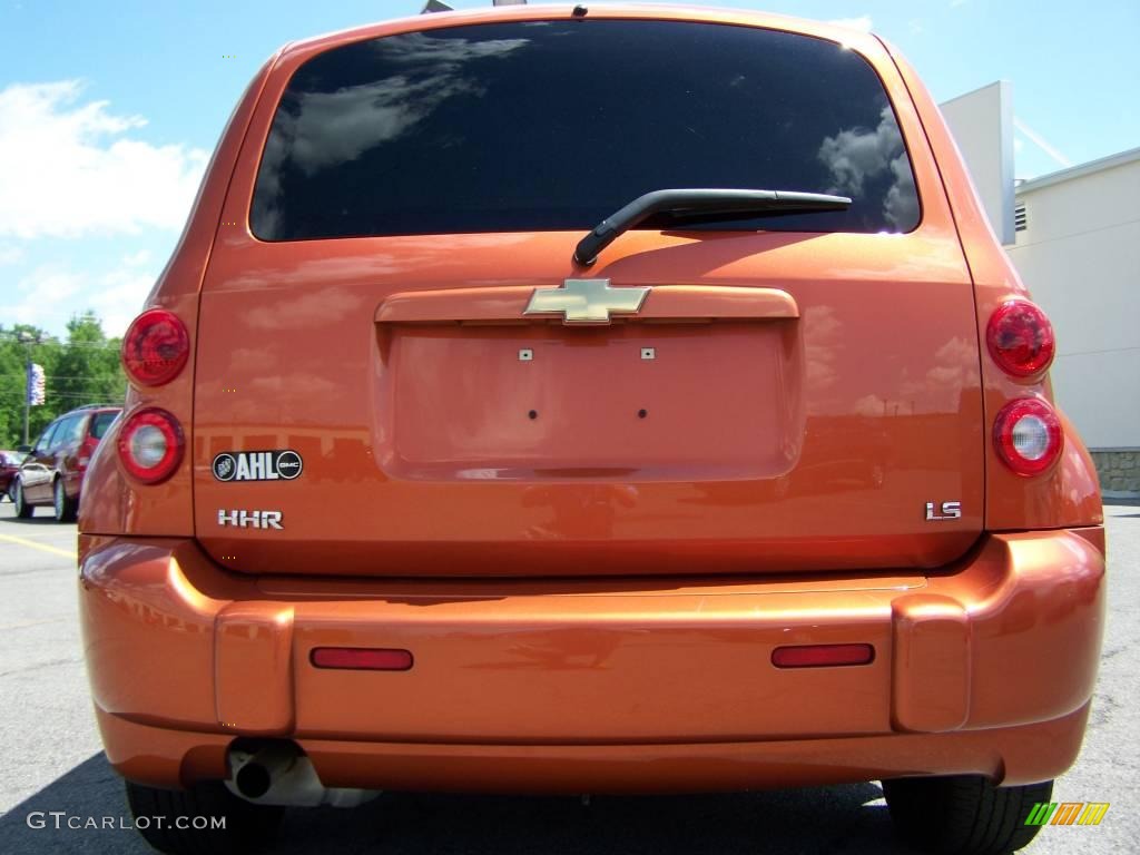 2008 HHR LS - Sunburst Orange II Metallic / Ebony Black photo #5