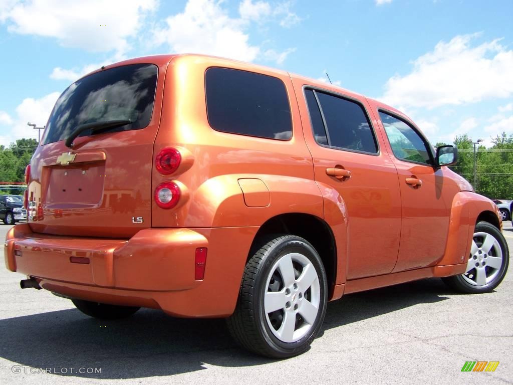 2008 HHR LS - Sunburst Orange II Metallic / Ebony Black photo #6