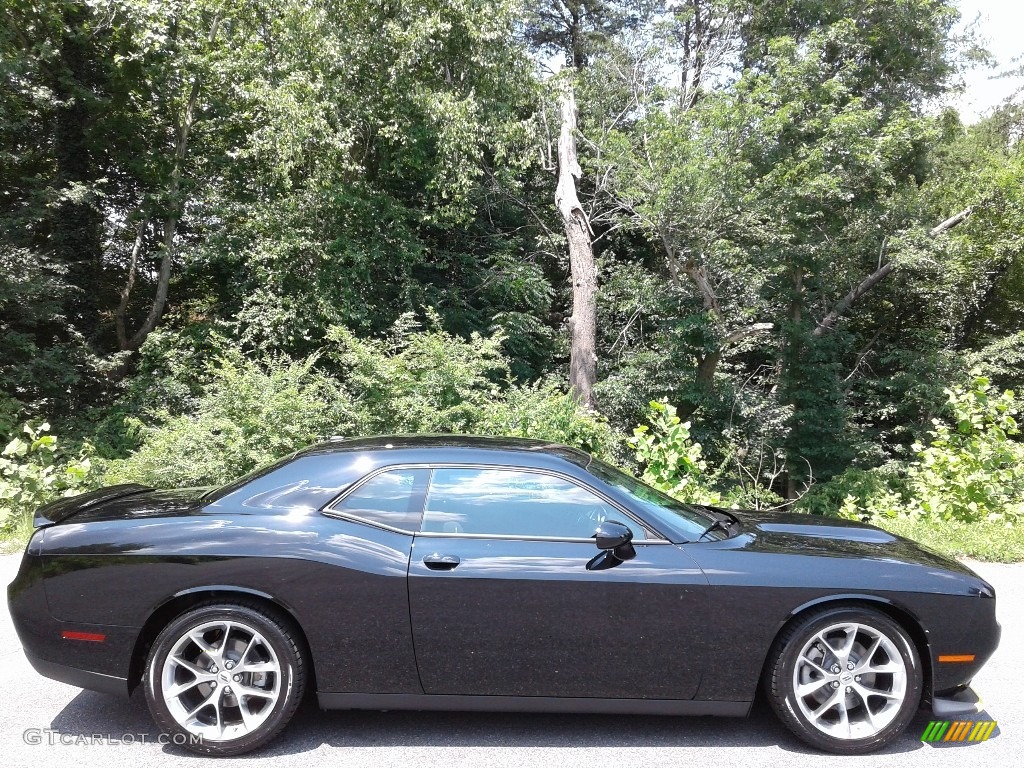 Pitch Black 2021 Dodge Challenger GT Exterior Photo #142406753