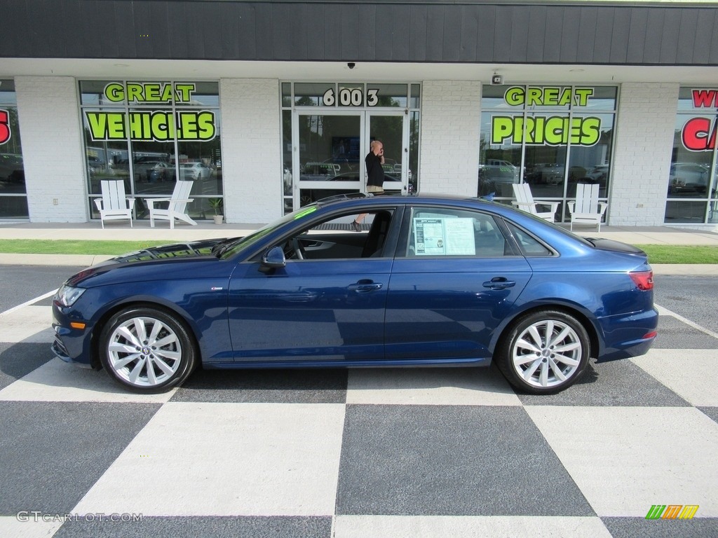 2018 A4 2.0T ultra Premium - Scuba Blue Metallic / Rock Gray/Gray photo #1