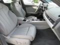 2018 Audi A4 Rock Gray/Gray Interior Front Seat Photo