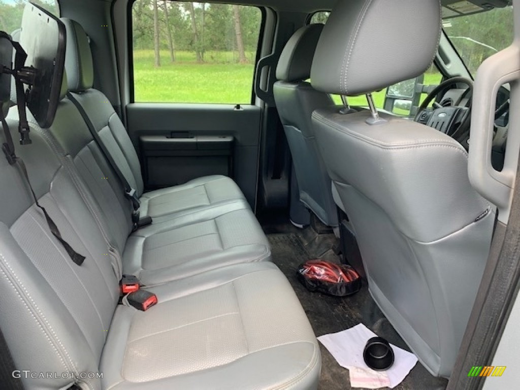 2014 F350 Super Duty XL Crew Cab Dually - Oxford White / Steel photo #18