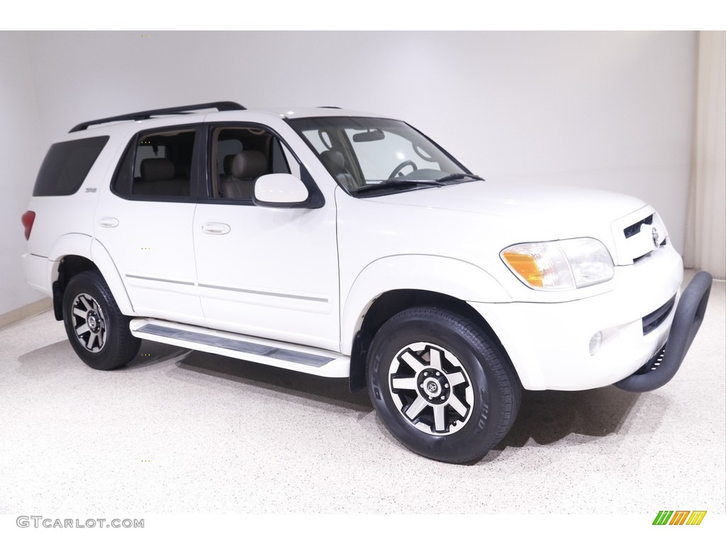 Natural White Toyota Sequoia