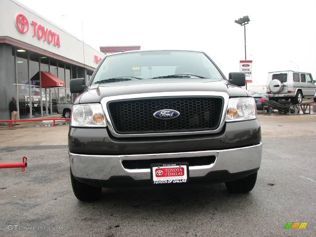 2007 F150 XLT SuperCrew - Dark Stone Metallic / Tan photo #3