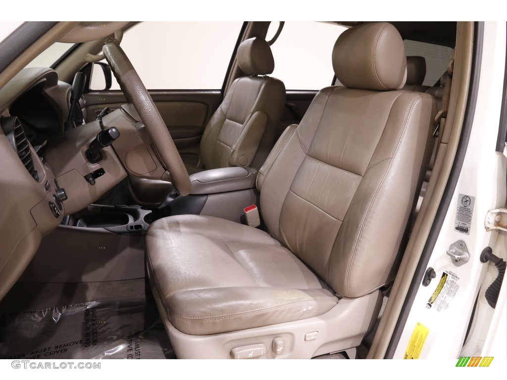 2007 Sequoia SR5 4WD - Natural White / Taupe photo #5