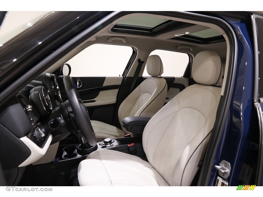 Satellite Gray Lounge Leather Interior 2019 Mini Countryman Cooper S All4 Photo #142409484