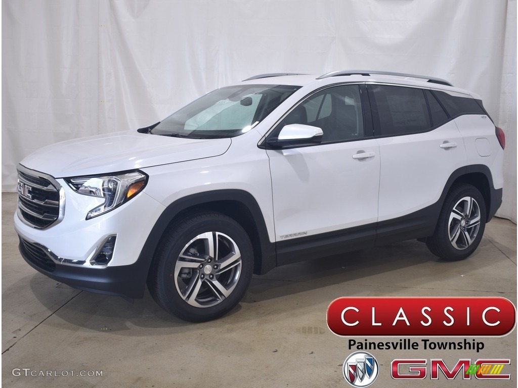 2021 Terrain SLT AWD - White Frost Tricoat / Jet Black photo #1