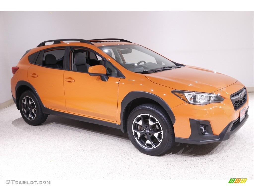 2019 Crosstrek 2.0i Premium - Sunshine Orange / Black photo #1