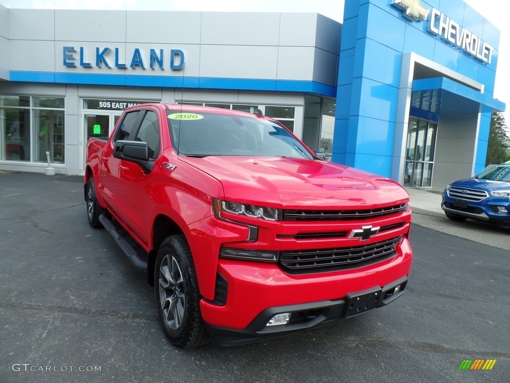 2020 Silverado 1500 RST Crew Cab 4x4 - Red Hot / Jet Black photo #4