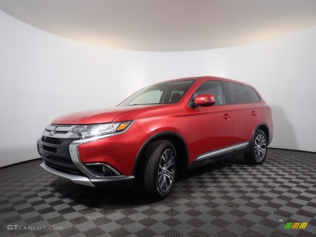 2018 Outlander SE S-AWC - Rally Red Metallic / Black photo #9