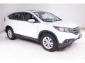 2014 White Diamond Pearl Honda CR-V EX AWD  photo #1