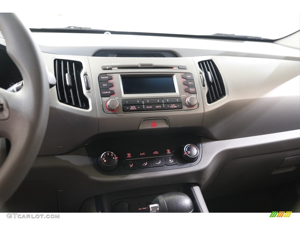 2011 Sportage LX AWD - Signal Red / Alpine Gray photo #9