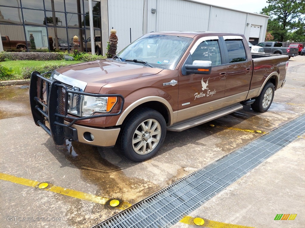 2012 F150 King Ranch SuperCrew 4x4 - Golden Bronze Metallic / King Ranch Chaparral Leather photo #3