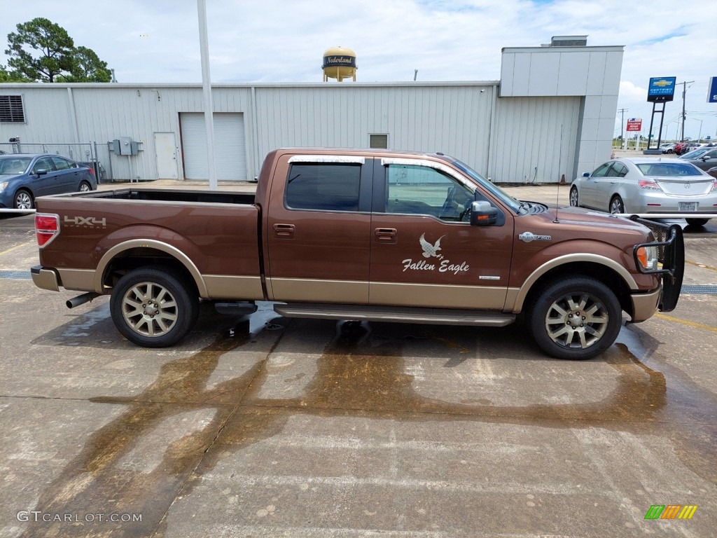 2012 F150 King Ranch SuperCrew 4x4 - Golden Bronze Metallic / King Ranch Chaparral Leather photo #8