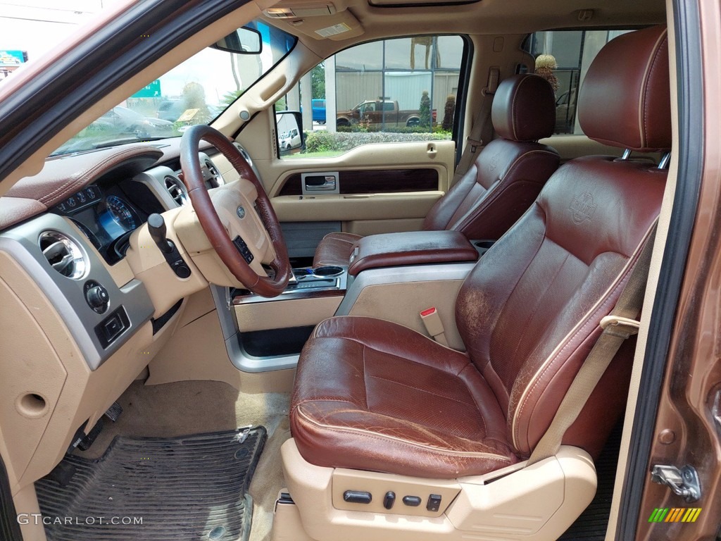 2012 F150 King Ranch SuperCrew 4x4 - Golden Bronze Metallic / King Ranch Chaparral Leather photo #10