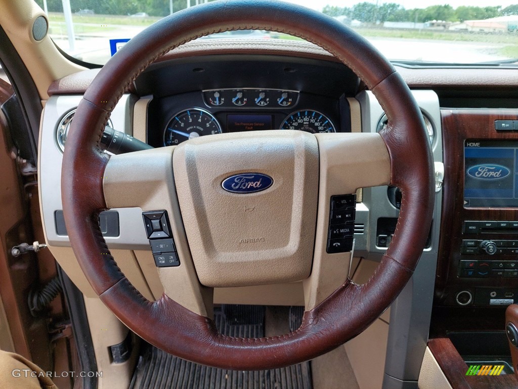 2012 F150 King Ranch SuperCrew 4x4 - Golden Bronze Metallic / King Ranch Chaparral Leather photo #15
