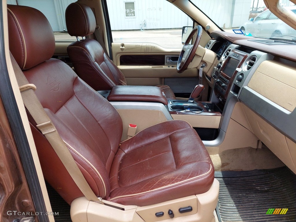 2012 F150 King Ranch SuperCrew 4x4 - Golden Bronze Metallic / King Ranch Chaparral Leather photo #28