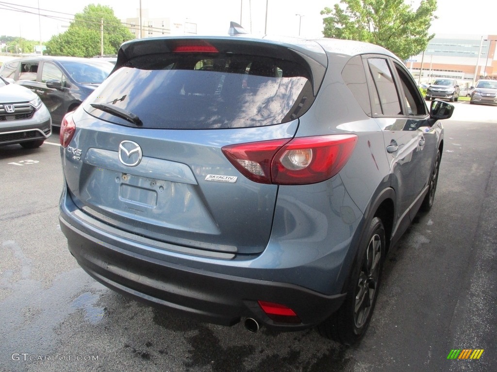 2016 CX-5 Grand Touring AWD - Blue Reflex Mica / Black photo #5