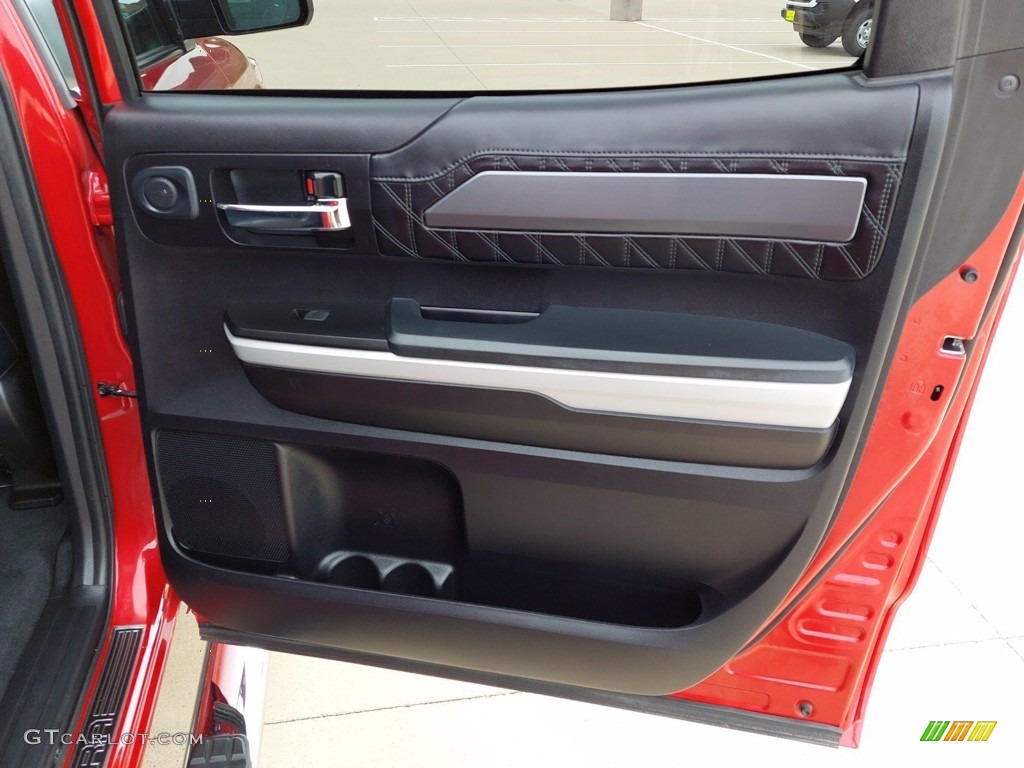 2020 Tundra Platinum CrewMax - Barcelona Red Metallic / Black photo #27