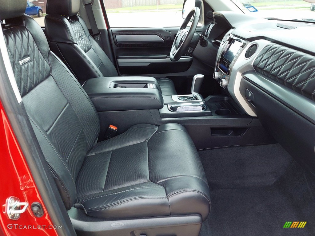 2020 Tundra Platinum CrewMax - Barcelona Red Metallic / Black photo #30