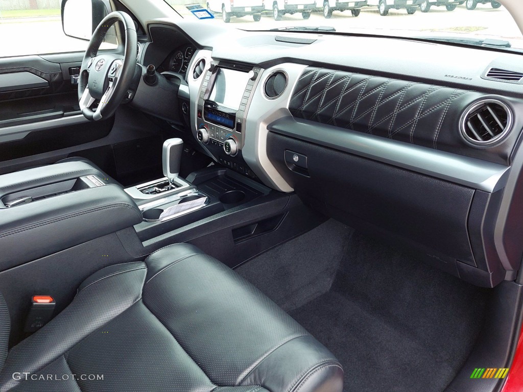 2020 Tundra Platinum CrewMax - Barcelona Red Metallic / Black photo #31