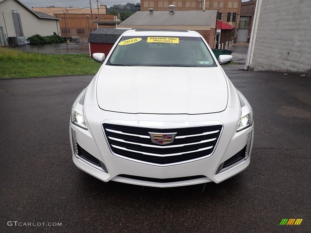 2016 CTS 2.0T Luxury AWD Sedan - Crystal White Tricoat / Jet Black/Jet Black photo #4