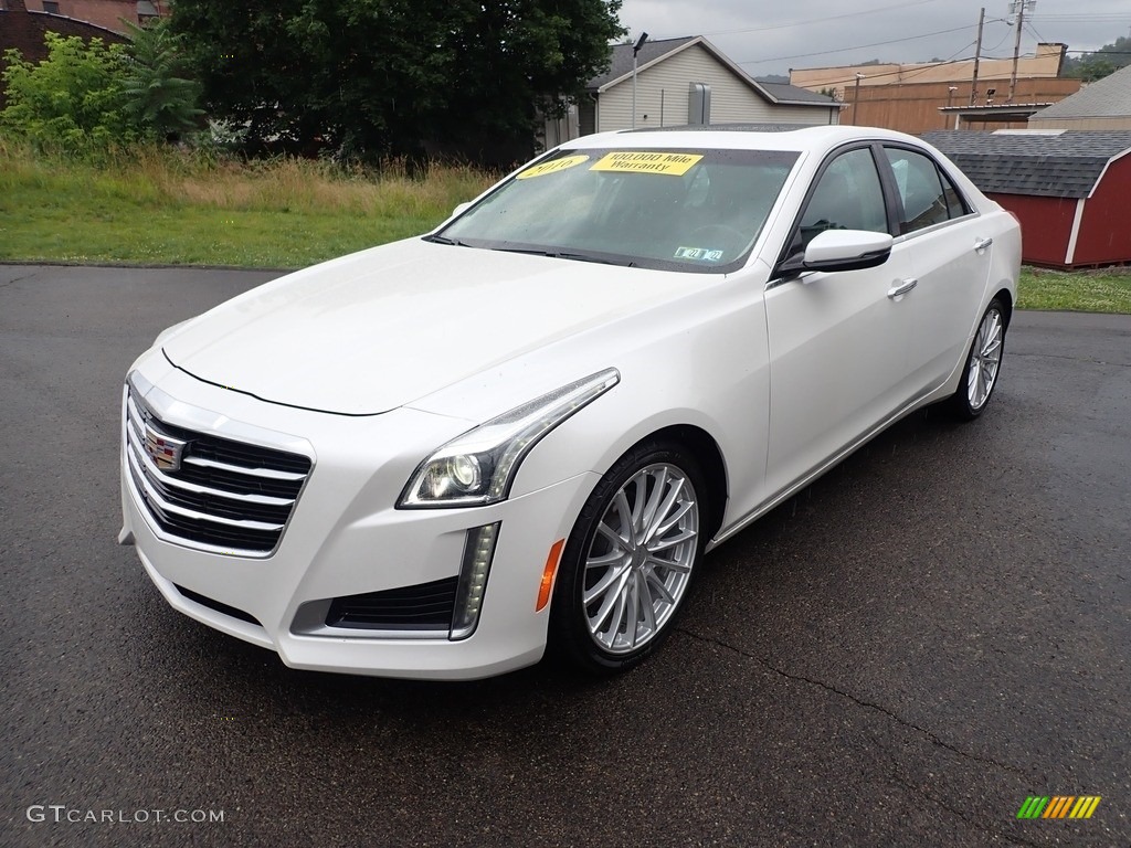 2016 CTS 2.0T Luxury AWD Sedan - Crystal White Tricoat / Jet Black/Jet Black photo #5