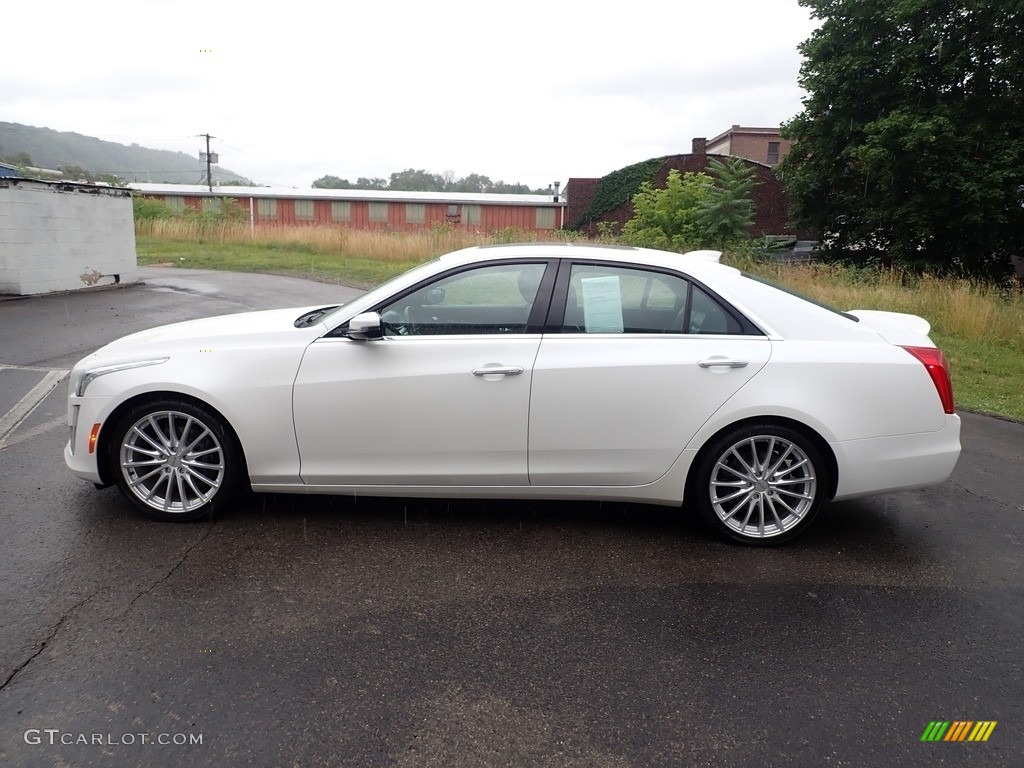 2016 CTS 2.0T Luxury AWD Sedan - Crystal White Tricoat / Jet Black/Jet Black photo #6