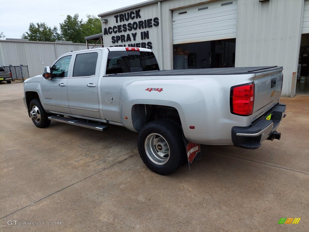 Silver Ice Metallic 2018 Chevrolet Silverado 3500HD LTZ Crew Cab 4x4 Exterior Photo #142416550